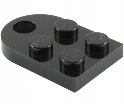 17371 lego 3176 317626 плитка 3x2 otwó чёрный 1szt