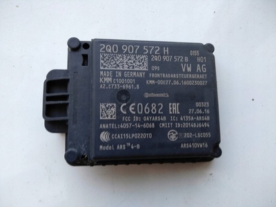 2Q0907572H радар distronic блок volkswagen поло