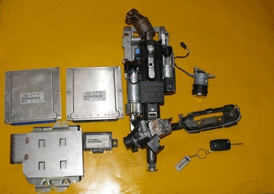 4D0907409C иммобилайзер компьютеры двигателя audi a8 d2 3.3 tdi
