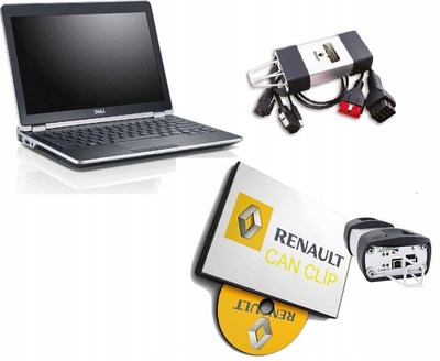 73737 renault кан клип serwisówka 2022 renault + laptop