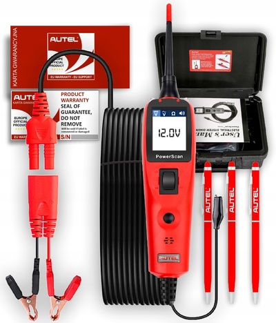 6937357200552 тестер obwodów autel powerscan ps100