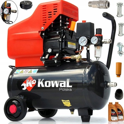 Bm24 компрессор bm 24l масляный компрессор воздушный kowal