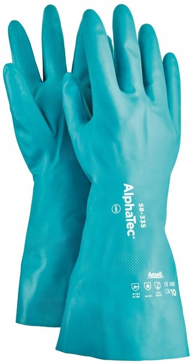 172287 ansell перчатки alphatec 58 - 335 nitryl 10 12 пар