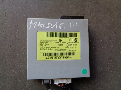 Модуль bluetooth ghp966dh0d mazda 6 iii gj 2.2 d