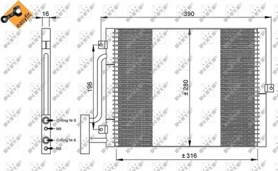 35307 [] радиатор кондиционера подходит do: порше