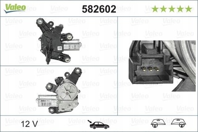 VAL582602 [582602] двигатель стеклоочистителя задняя подходит do: dacia