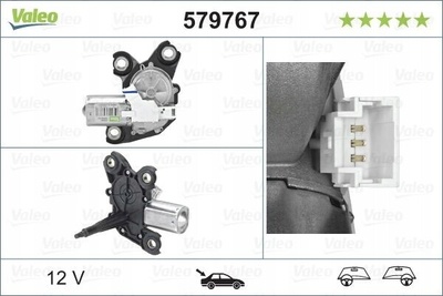 VAL579767 [579767] двигатель стеклоочистителя задняя подходит do: citroe