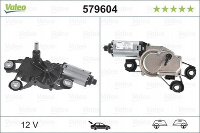 VAL579604 [579604] двигатель стеклоочистителя задняя подходит do: seat i
