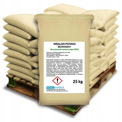 E501i węglan potasu bezwodny 99% spożywczy potaż - 25kg