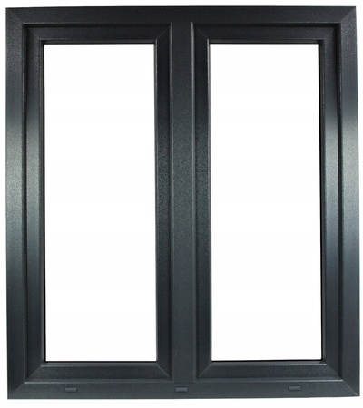 1700X1400RUR окно пвх 170 x 140 / 1700 x 1400 ru / r 1 x антрацит