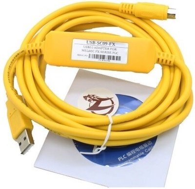 Sc09 кабель для programowania plc mitsubishi usb