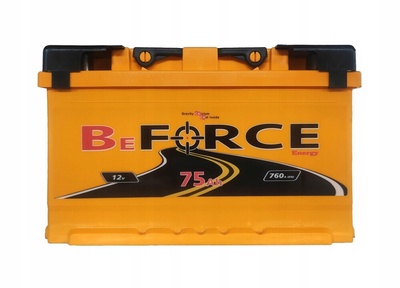 6CT75A3 аккумулятор beforce 75ah 12v 760a