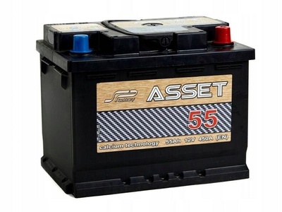 ET55 аккумулятор asset 55ah 450a