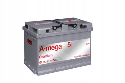 75m5 аккумулятор amega m5 75ah 720a ампер megatex