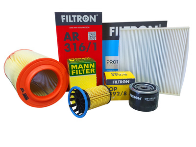 OP592 комплект фильтров для fiat ducato мультиджет 2.0d 2.3d