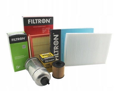 ZESTAW 599 комплект 4 фильтров filtron skoda fabia ii 2 1.2 12v
