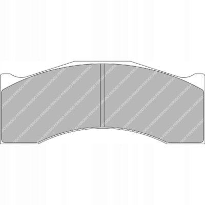 FRP3080R колодки ferodo ds3000 суппорт brembo 6 tłoc
