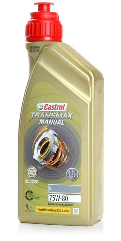 15D971 масляный для кпп castrol transmax manual v 75w - 80