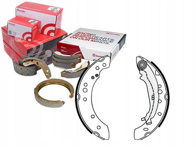 S54521 челюсти тормозной mitsubishi кольт vi 1.1 z3_a . z2