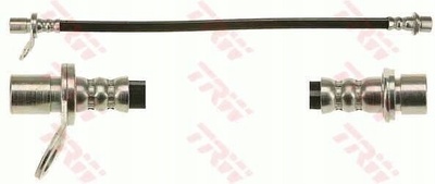 PHA552 [] провода тормозные эластичная задняя л dł.