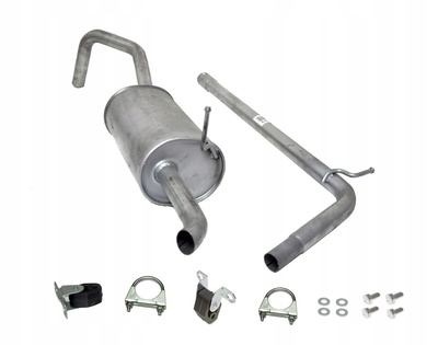 23.083E23.082E глушитель конечный + трубки центральная volkswagen поло 1.2 от 2005