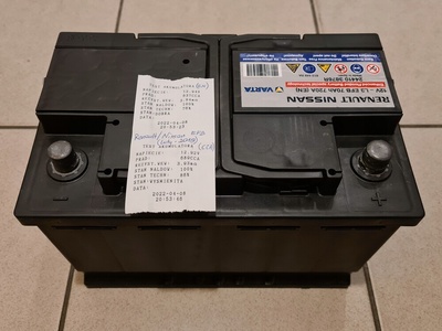244103876R аккумулятор renault / nissan efb 70ah 720a - 76%