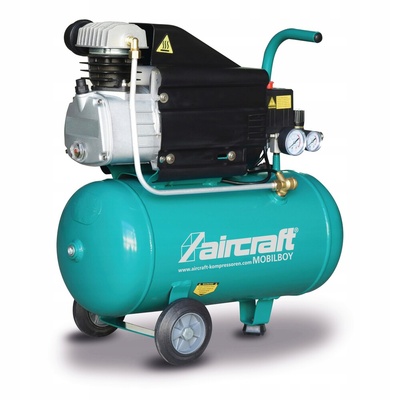 Sprężarka AIRCRAFT Mobilboy 241 24l AC компрессор компрессор масляный 24l 1100w тихий 230v