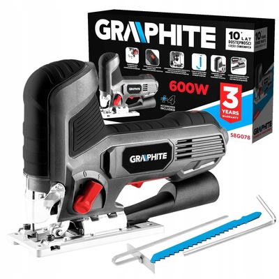 58G078 graphite wyrzynarka электрическая 600w регулировка obr