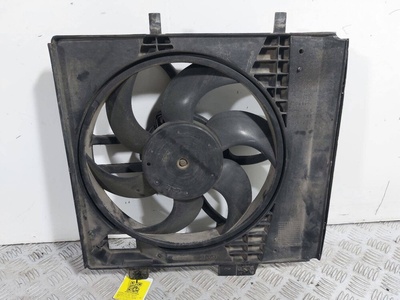 9653804080 Вентилятор радиатора 1.6i 16V , + A / С , ДИФФУЗОР + ВЕНТИЛЯТОР С МОТОРОМ. Citroen C3 2007 ,5000486