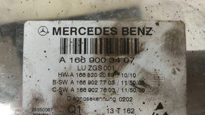 A1669003407 Блок радио MERCEDES-BENZ GL-CLASS X166 2013