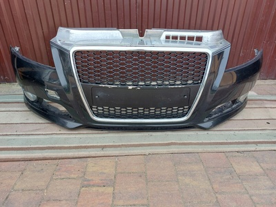 8P0807437H бампер передняя audi a3 8p рестайлинг 2008 - 2012 г. чёрный