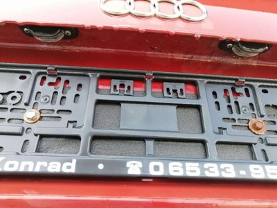 Подсветка номера Audi 80 B3 1991