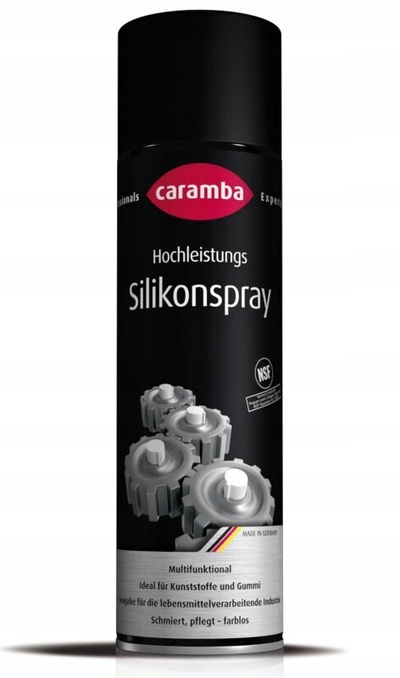 Spray silikonowy 500ml nsf h2 caramba