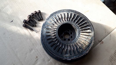 079105251AP s7 4g a7 шкив вала 4.0 tfsi s6 a6 c7