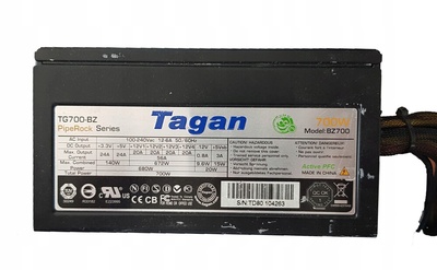 BZ700 блок питания atx tagan 700w modularny поврежденный