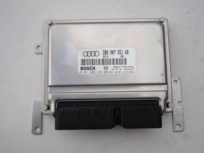 3B0907551AB audi a8 d2 блок управления двигателя