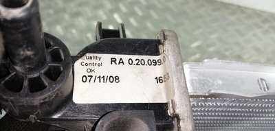 RA0200990 РАДИАТОР (ОСНОВНОЙ) 1.6i , 1.8i , МКПП , + / - A / C , J.DEUS , ПОД ДАТЧИК* O ZAFIRA B 1.6 - 1.8i , 1.6Ti. Opel Astra H/Family рест. 2010