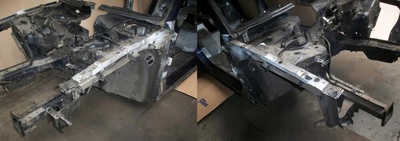 Podluznica cwiartka переднего volkswagen passat b5 ln5y