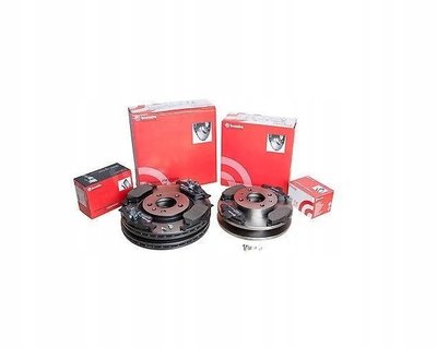 09.B025.11 brembo диски + колодки перед + зад volvo xc60 328mm
