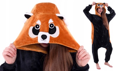 Панда красная piżama kigurumi onesie s 146 - 154 см