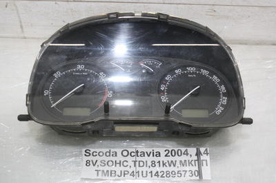 1U0920811J Панель приборов Skoda Octavia A4 1U5 2004