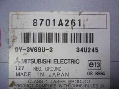 8701A261 Магнитола Mitsubishi Outlander XL II 2007 - 2009 2008 ,