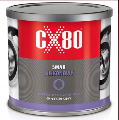 Cx80 smar silikonowy 500g для tworzyw i резинки