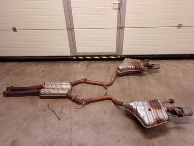 Мерседес s w221 лонг 5.5 v8 глушитель системы выхлопной