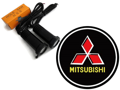 01581 света светодиодный powitalne логотип mitsubishi макс мощность 2x7w