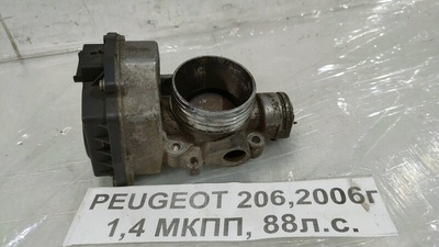 9640796280 Заслонка дроссельная Peugeot 206 2A/C 2006