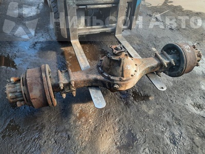 8539F Мост задний MMC FUSO 5 т. R16 на 6 шпилек, фланец 85*85, между рессор 100, редуктор (39*8) MC870618, барабан, б/у MITSUBISHI FUSO 6M60, 6D14, 6D15, 6D16, 6D17, 6M61 MITSUBISHI FUSO /MC870618