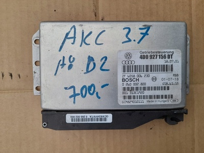 4D0927156DT audi a8 d2 3.7 akc блок управления кпп