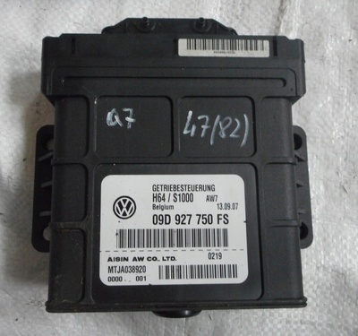 09D927750FS audi q7 4l 2007 год 3 , 0 tdi блок управления кпп 09d927750