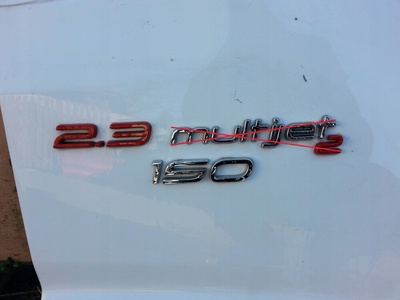 Эмблема ducato iii рестайлинг 2.3 150